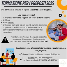 NUOVA FORMAZIONE PER IL PREPOSTO