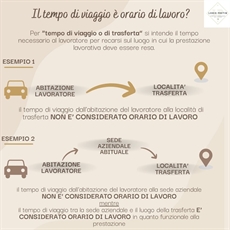 TEMPO DI VIAGGIO/TRASFERTA: CHIARIMENTI